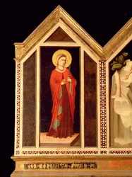 Heilige aus dem St. Reparata Polyptychon (Rückseite des äußersten rechten Panels)